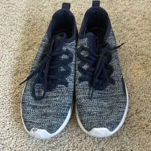 Puma Navy and White Sneakers